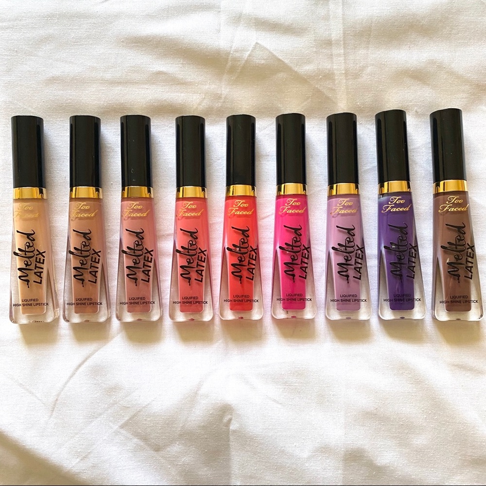 NWOT Authentic Too Faced Melted Latex Set